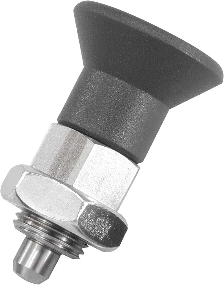 KIPP Arretierbolzen Gr.4 M20x1, 5, Form: B Thermoplast, kurze Ausführung, Komp: Edelstahl, D=10, 1 Stück, K0631.16410