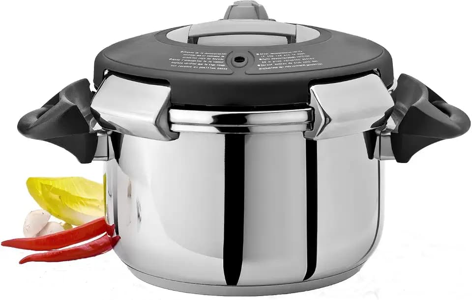 Artame 38310 Ovni Schnellkochtopf aus Edelstahl, 18/10 10 l