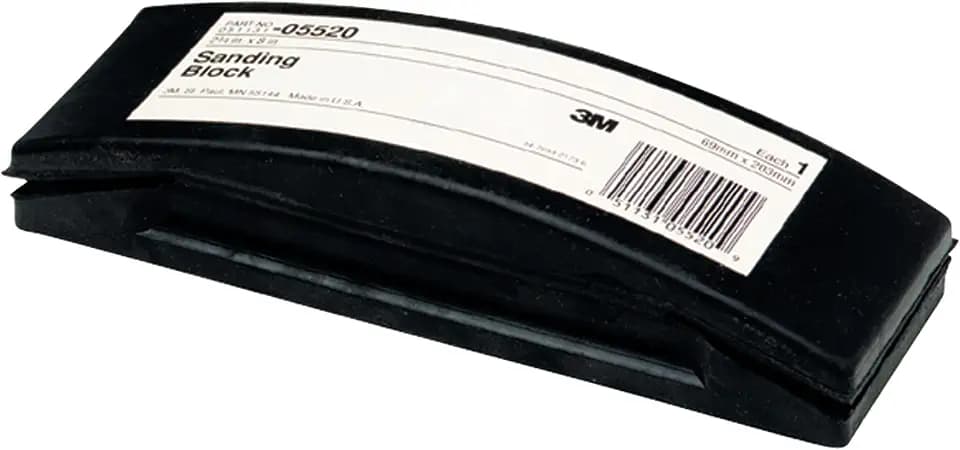 3M Rubber Sanding Block, 05520, 2-3/4 in x 8 in