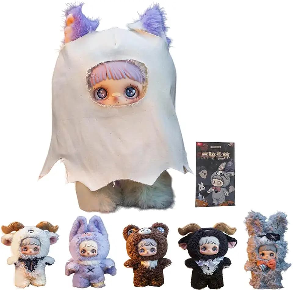niannyyhouse Blind Box Plüschtiere Maymei Dark Forest Serie, gefüllte Plüschtiere, süße Sammelgeschenke (1 Stück)