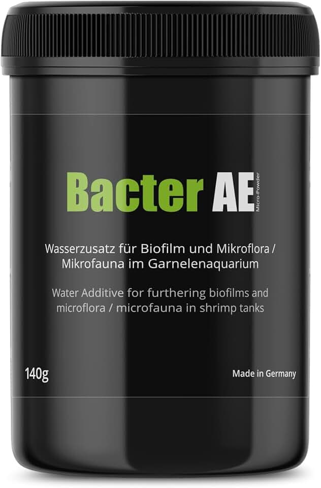 GlasGarten Bacter AE |140g – Premium Wasserzusatz mit Mikroorganismen, verbesserte Wasserqualität & natürlicher Biofilm für gutes Mikroklima im Aquarium