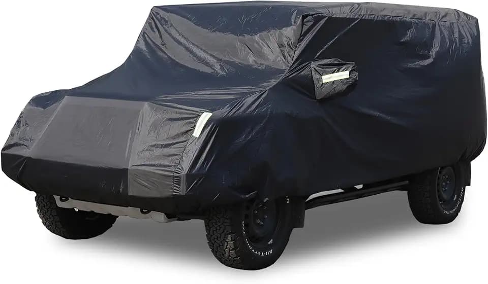 for INEOS Grenadier Exclusive Car Cover All Weather Waterproof, Universal in All Seasons Snowproof Rainproof Premium Car Cover Compatible with INEOS Grenadier 2020-2024(Black)
