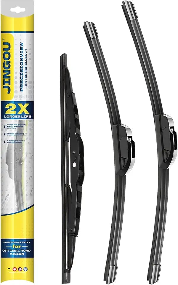 Wiper Blades,21"/21"/11" Windshield Wipers Set,Compatible with 1999-2004 Jeep Grand Cherokee,Front and Back Automotive Replacement Windshield Wiper blades(Pack of 3)