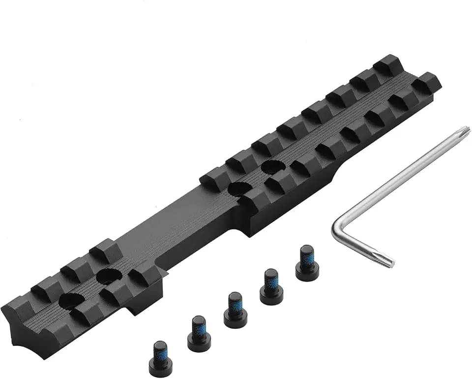 Picatinny Rail Mount with Ejection Port Cutout for Savage Rascal 22LR Rifle