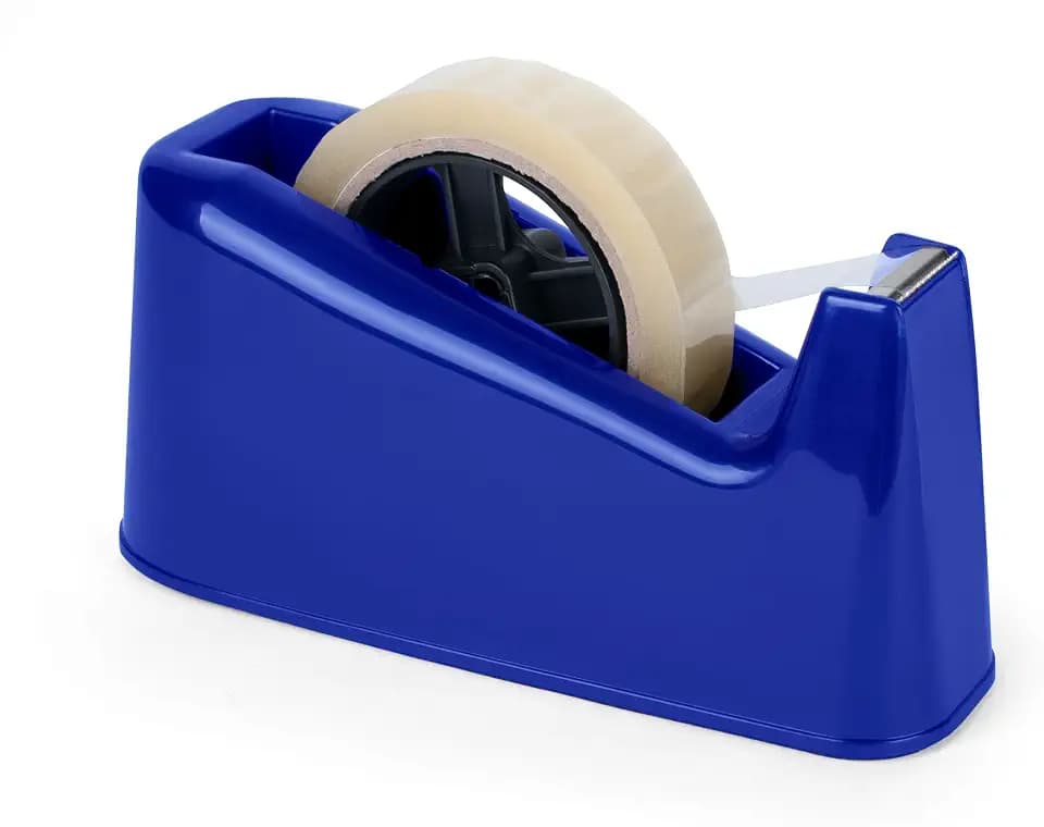 Pavo - Tischabroller bis Bandgröße 66 m x 25 mm (ohne Klebeband), blau