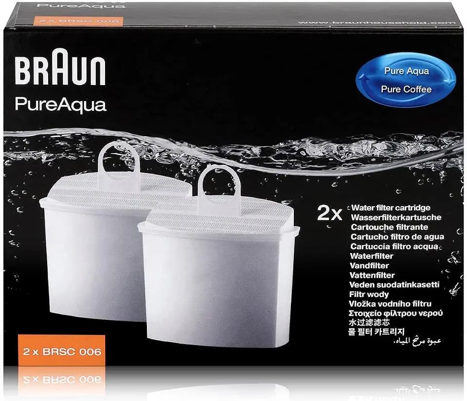 Braun BRSC 006 Wasserfilter PureAqua, geeignet für CaféHouse, PurEase und Sommelier, für reinen Kaffeegeschmack