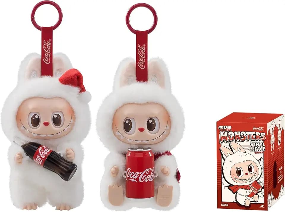 POP MART Labubu Die Monster Coca Cola Serie Vinyl Gesicht Einzelne Blindbox