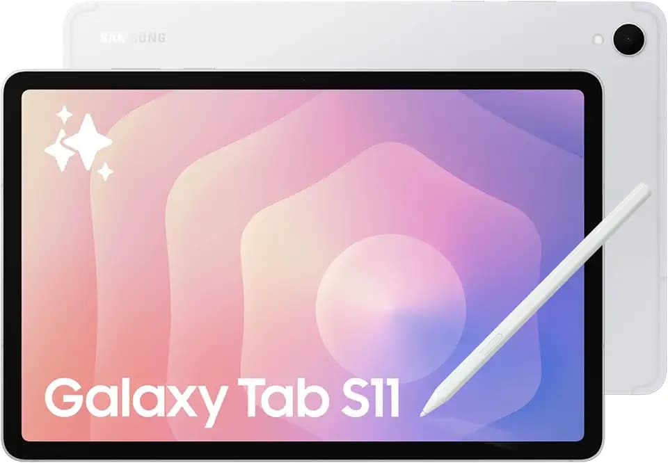 Samsung Galaxy Tab S11 128GB WiFi Android Tablet, Galaxy AI, IP68, Silver