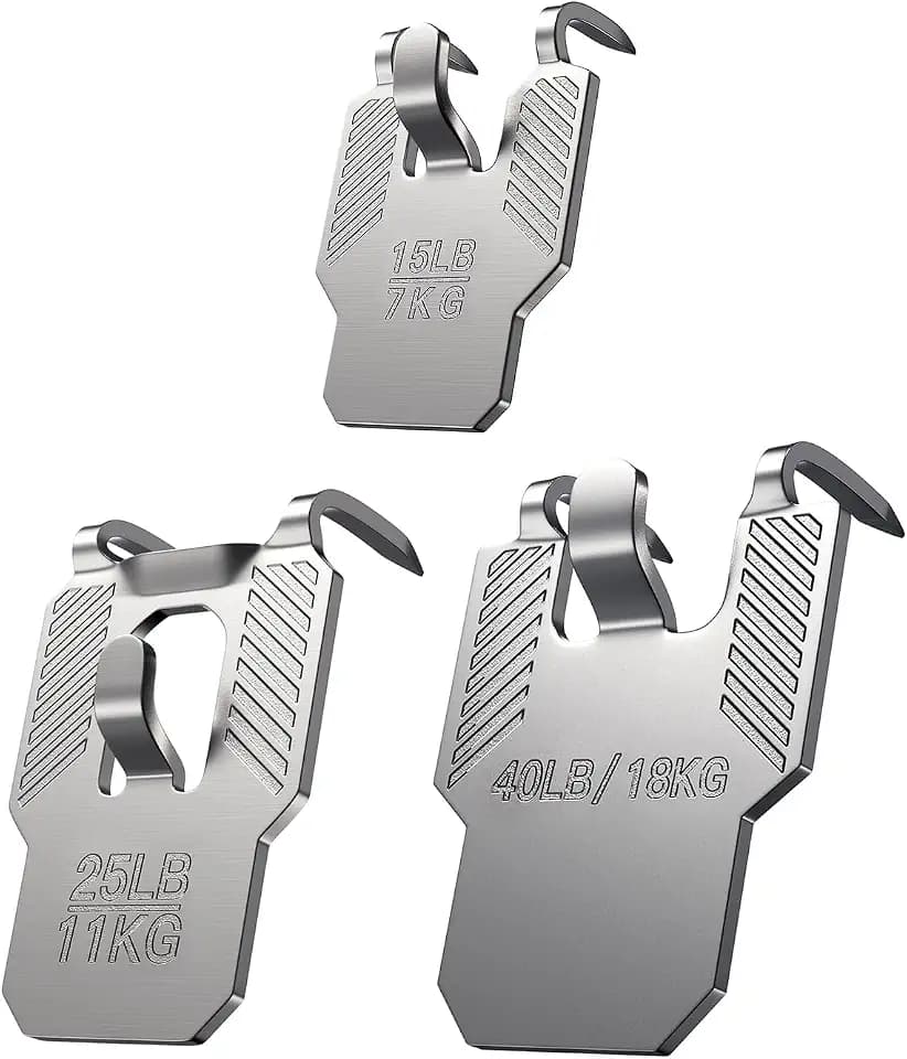 25PC 15 25 40 lb Drywall Picture Hangers Claw Heavy Duty Damage Free