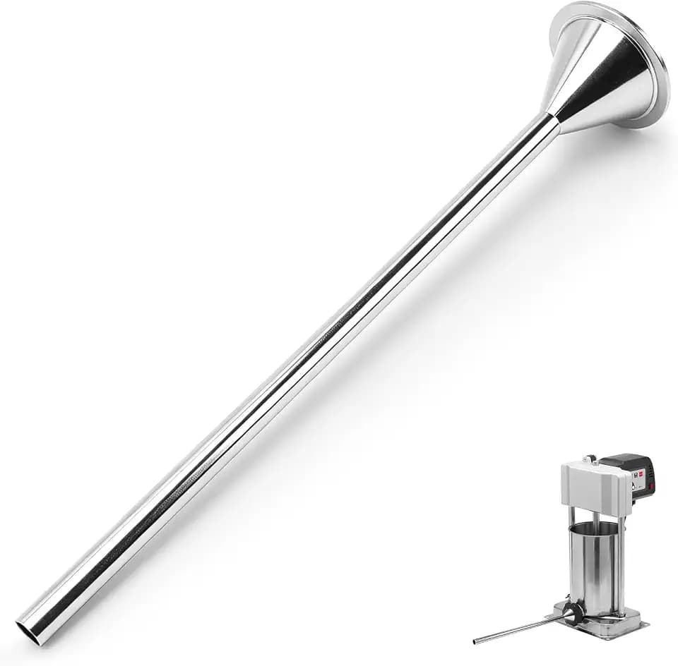 10mm Stuffing Horn for LEM, 3/8" Sausage Stuffer Tube - 2" (52mm) Base