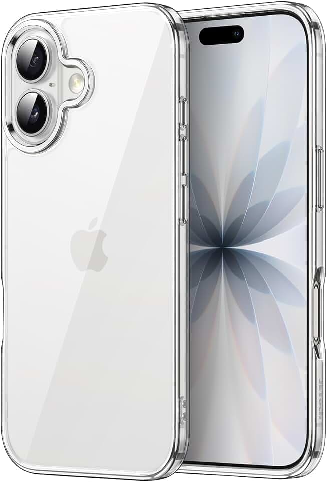 JETech Case for iPhone 17, Anti-Yellowing, Clear