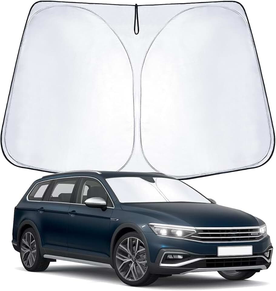 Sonnenschutz Frontscheibe kompatibel mit VW Passa-t B8 / Passa-t Valiant 2016-2025 2026 Windschutzscheibe Sonnenschirm Sonnenblende für Passa-t B8 mit UV Schutz, Abkühlung