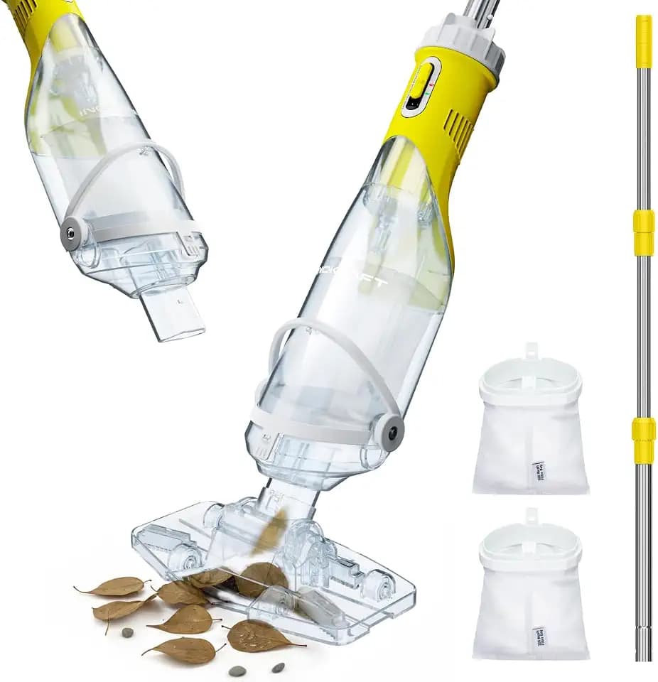 InoKraft Cordless Pool Vacuum for Above Ground Pool, for Inground Pools
