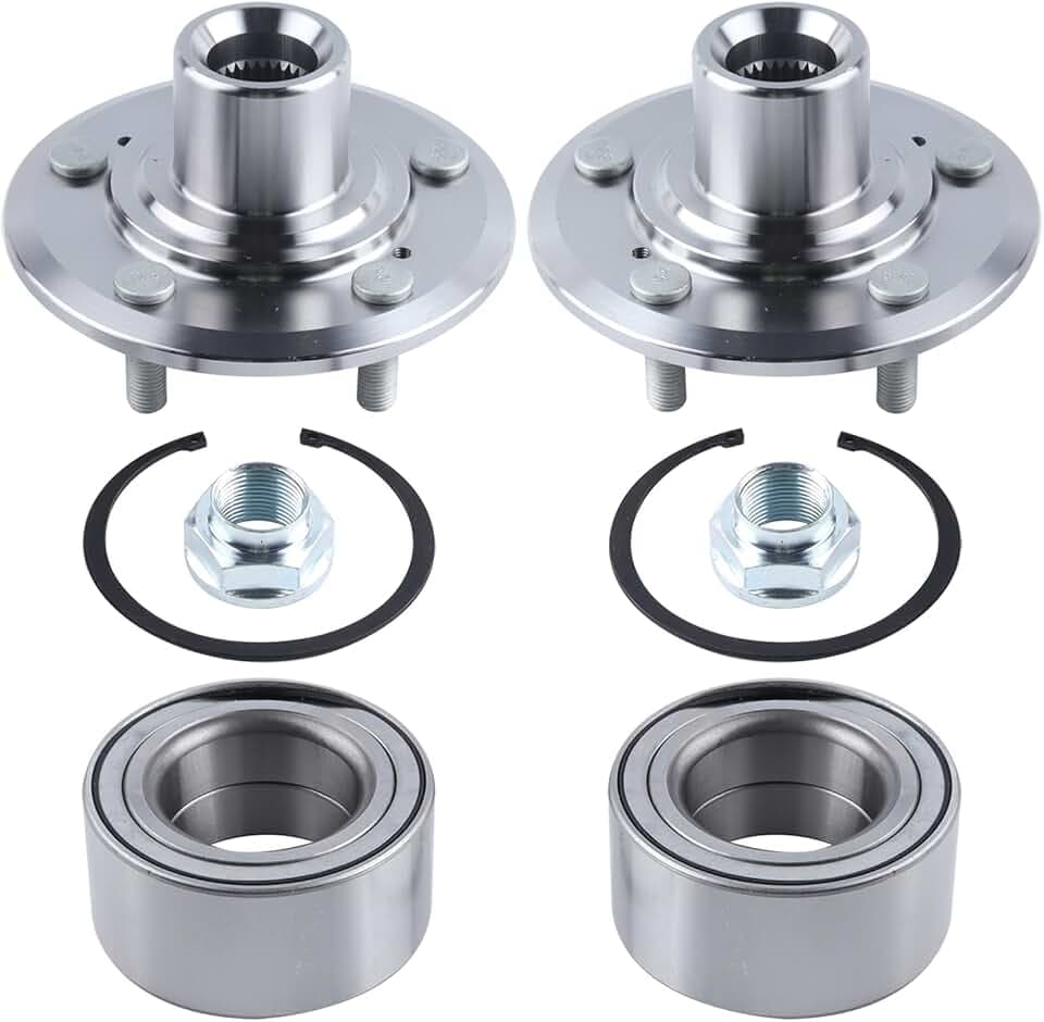 2Pcs Front Wheel Hub Bearing Kits Fit for 2007-2010 Acura RDX,2007-2011 Honda CRV 5 Lugs BR930583K