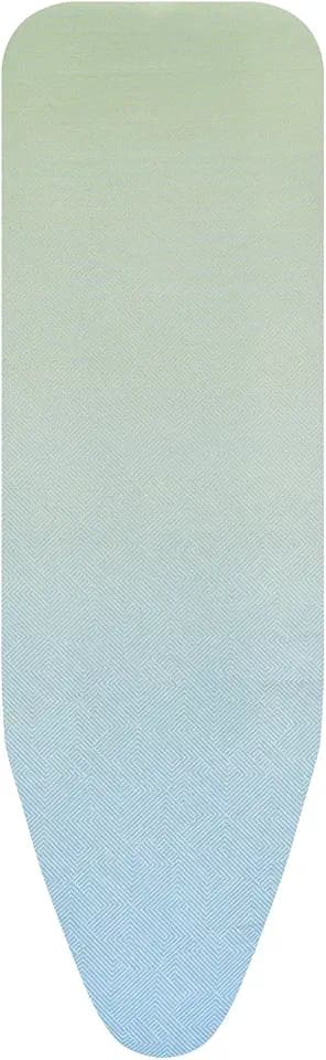 Brabantia Replacement Ironing Board Cover | All-in-One Set | Fits Comfort Board (Size B) | Fairtrade Soothing Sea Cover | 100% Cotton Cover + Foam Padding Layer | for Brabantia Ironing Board B