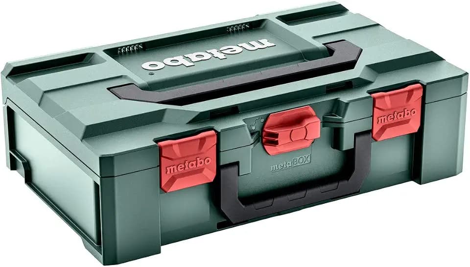 Metabo metaBOX 145 L für SBE / KHE / UHE (626892000) Abmessungen: 496 x 296 x 145 mm, Koffervolumen: 14.1 l, Max. Traglast Deckel: 125 kg