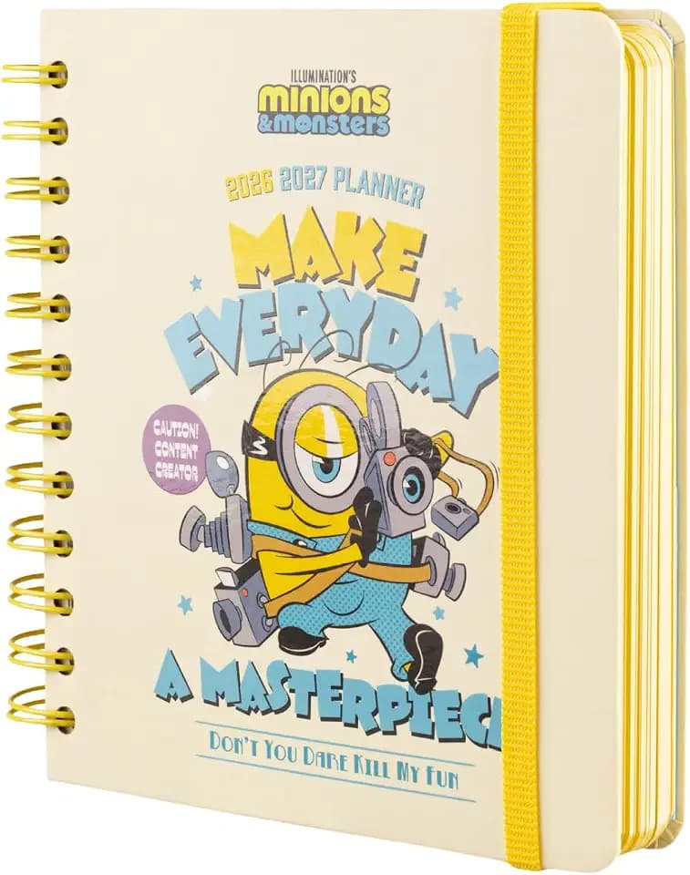 Grupo Erik Minions Hausaufgabenheft 2026 2027 Kalender Schulplaner
