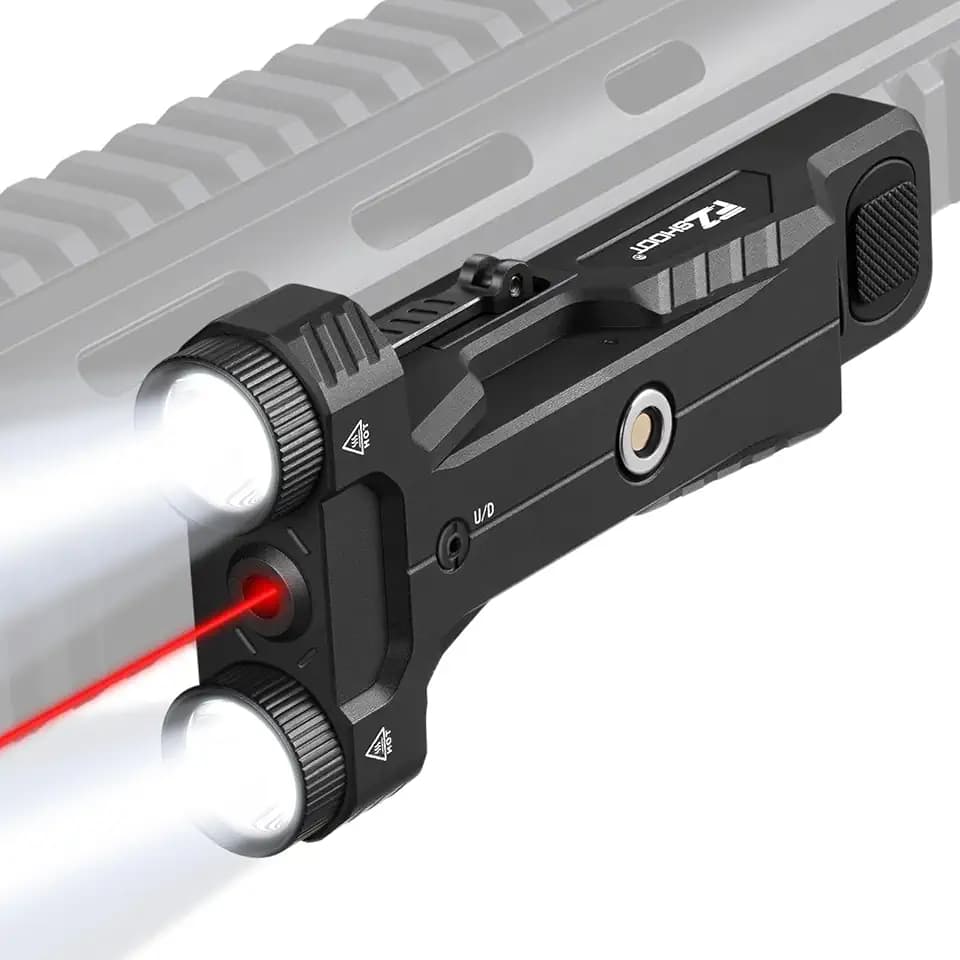 EZshoot 1600 Lumens Dual LED Light Laser Combo with Quick Detach