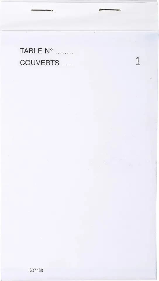 Exacompta 50 Kellnerblöcke Kohlefrei 3-fach 9,6 x 17 cm