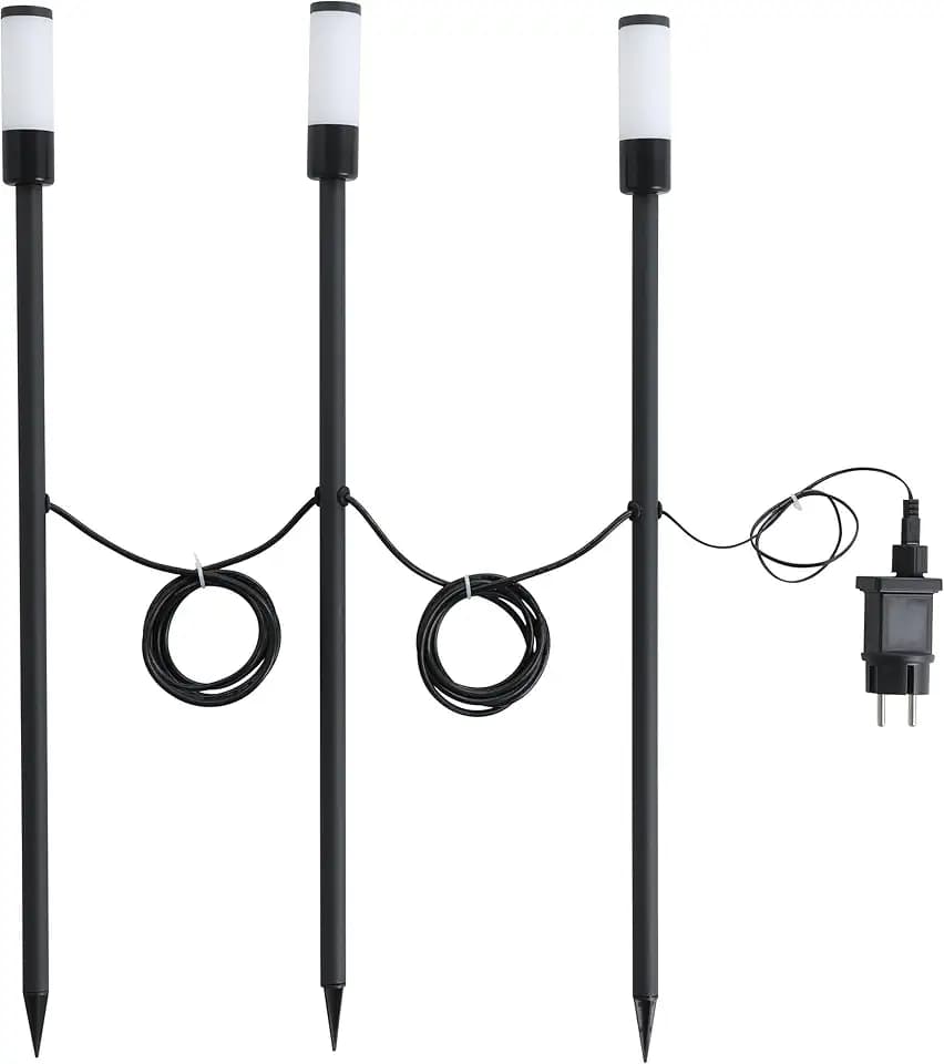 EGLO LED Gartenlampe mit Erdspieß Zancaro 1 Outdoor