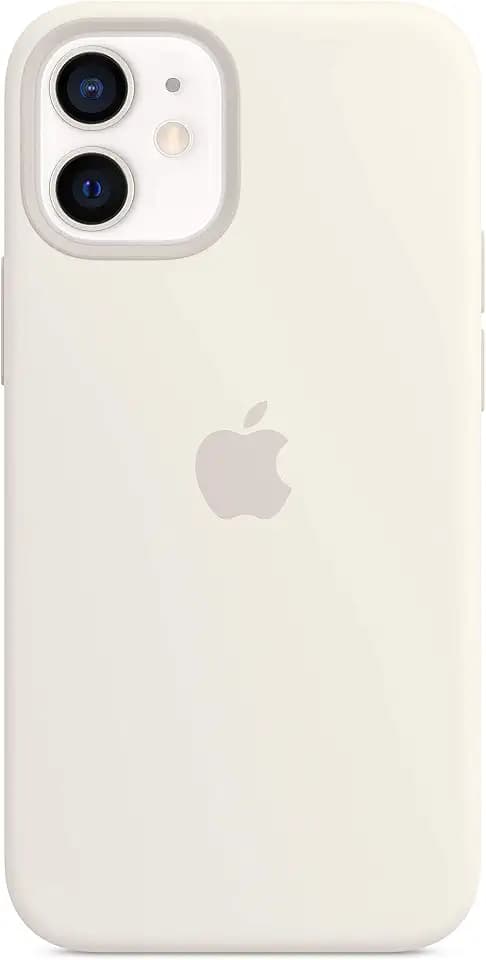 Apple Silikon Case mit MagSafe (für iPhone 12 Mini) - Weiß - 5.4 Zoll