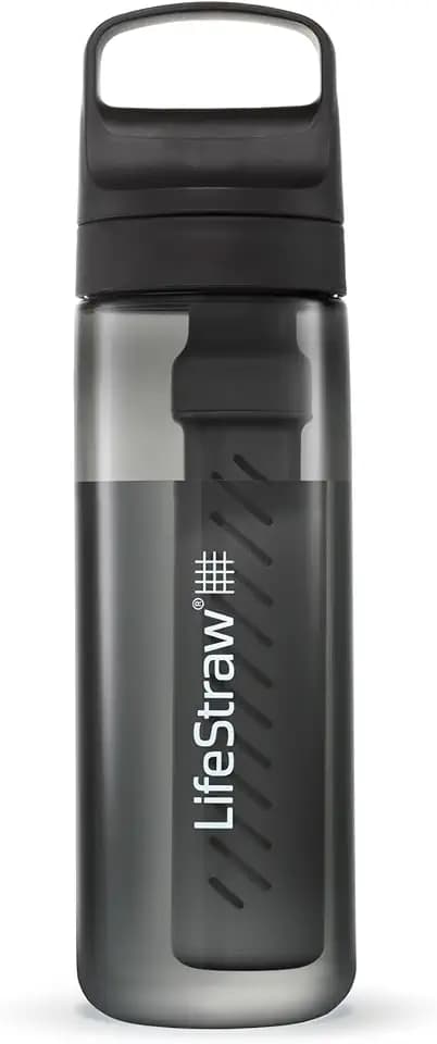 LifeStraw Go Serie - BPA-freie Trinkflasche mit Wasserfilter für Reisen und den täglichen Gebrauch - entfernt Bakterien, Parasiten, Mikroplastik und verbessert den Geschmack
