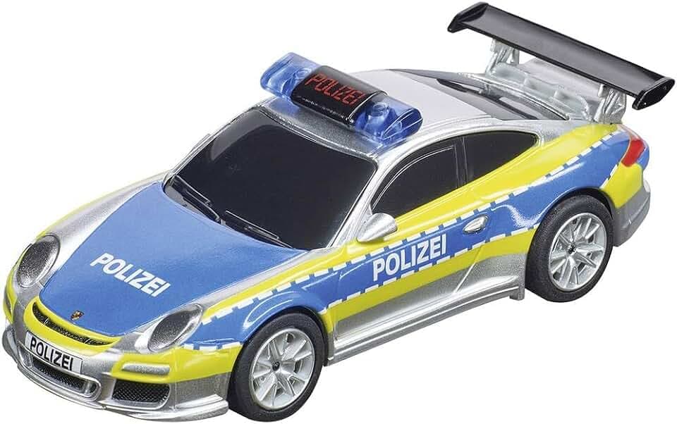 Carrera - 20064174 GO!!! Porsche 911 GT3 Polizei I Rennbahnen und lizensierte Slotcars | bis zu 2 Spieler | Für Jungs und Mädchen ab 6 Jahren & Erwachsene