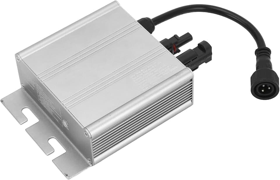 MPPT Solar Micro Inverter Grid Tie Reine Sinuswelle Wasserdicht PV Laderegler 120 V AC230 V Hohe Umwandlungsrate, Aluminiumlegierungsmaterial (180W)
