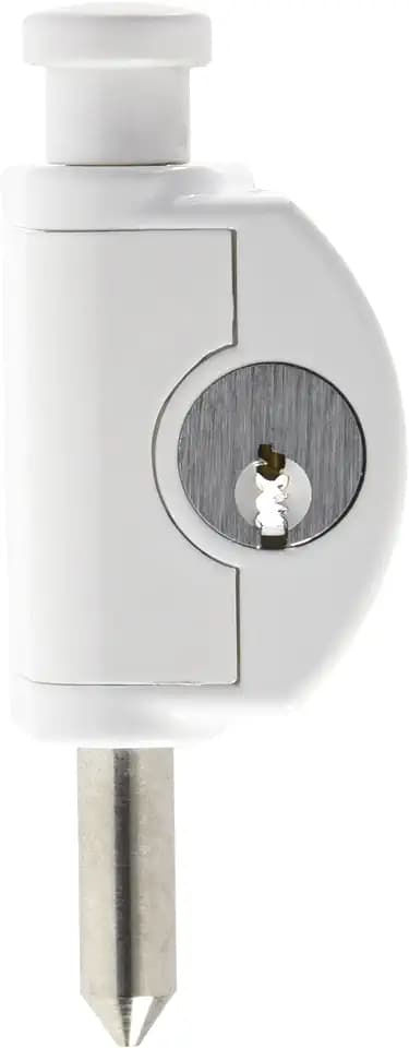 ABUS Fenster-Zusatzsicherung FTR42 W AL0125 - Weiß, Gleichschließend
