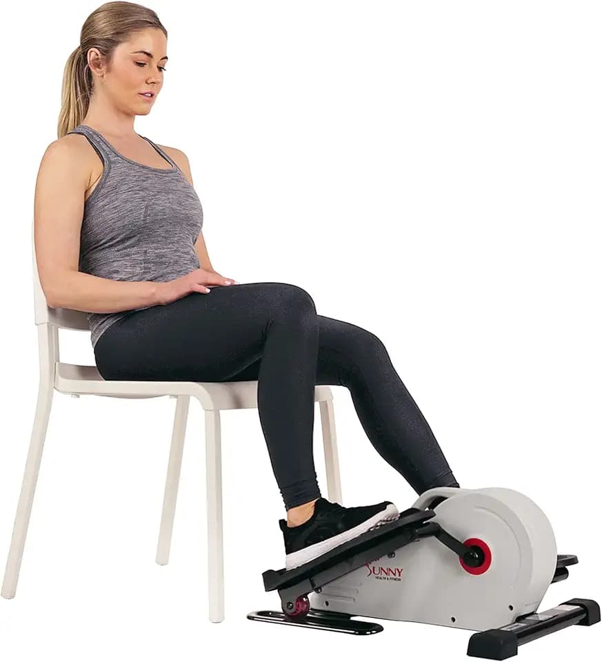 Sunny Health & Fitness Under Desk Pedal Elliptical Machine Leg Exerciser