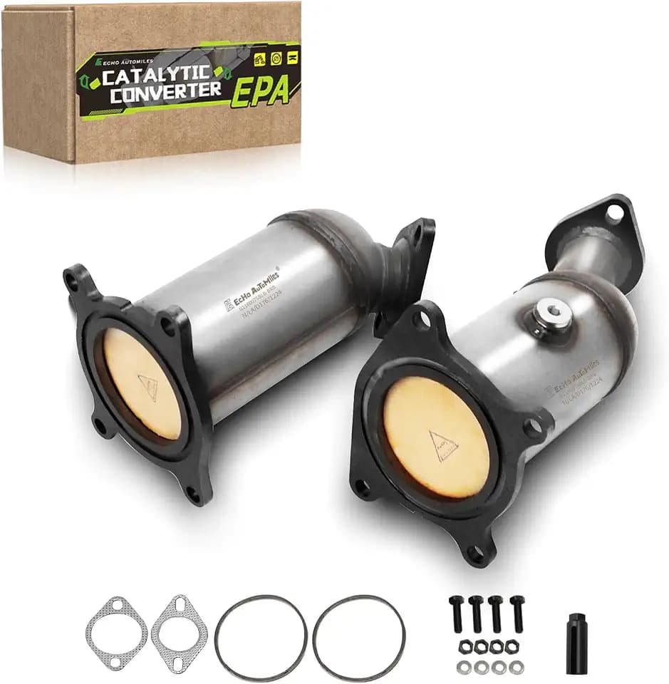Front & Rear Catalytic Converter Compatible with Ford Edge 2007-2010 3.5L, Fusion 2010-2012, Taurus & Taurus X 2008-2009, Flex 2009-2012 (EPA Compliant) 16491 16490