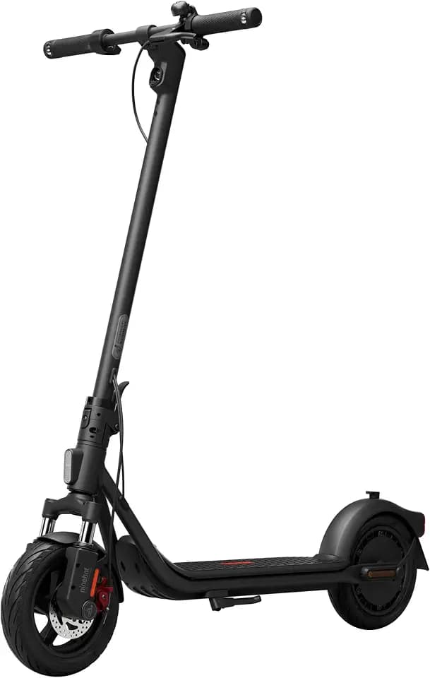Segway Ninebot F2 D II, E-Scooter mit Deutscher Straßenzulassung, 55 km Reichweite, Doppel-Federung vorne, 800 W Motor, faltbar, 17,3 kg leicht, 10-Zoll Reifen, IPX5