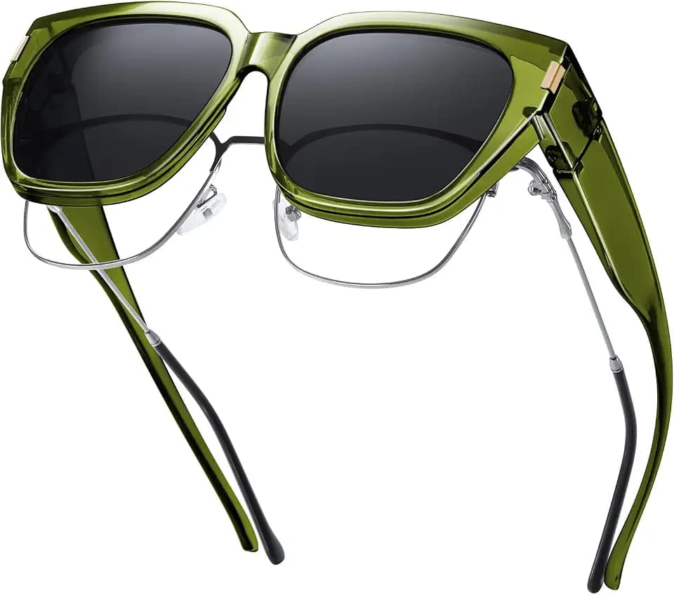 HAOLOTA Polarized Fit Over Glasses Sunglasses for Women UV Protection