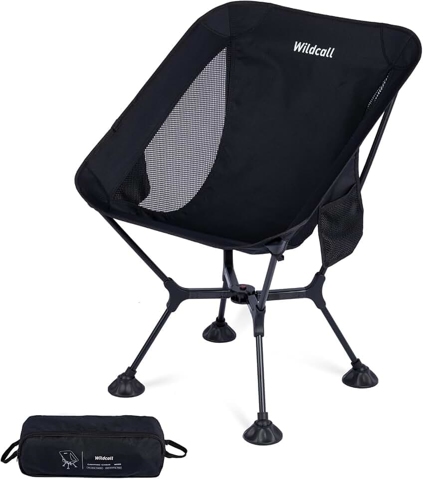 WildCall Lightweight Folding Camping Chair Quick Setup Frame