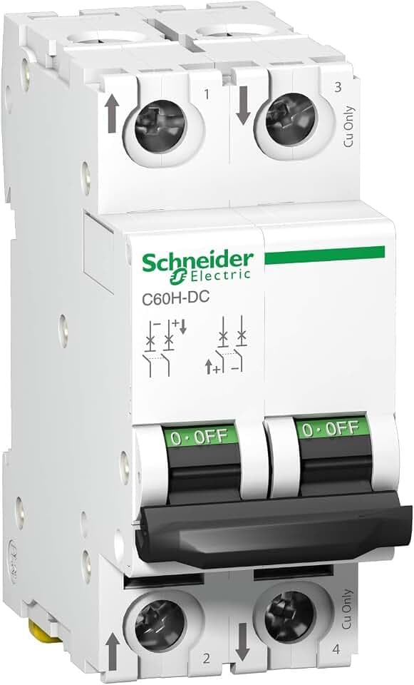Schneider Electric Leitungsschutzschalter Acti9 C60H-DC, 2-polig, A9N61528
