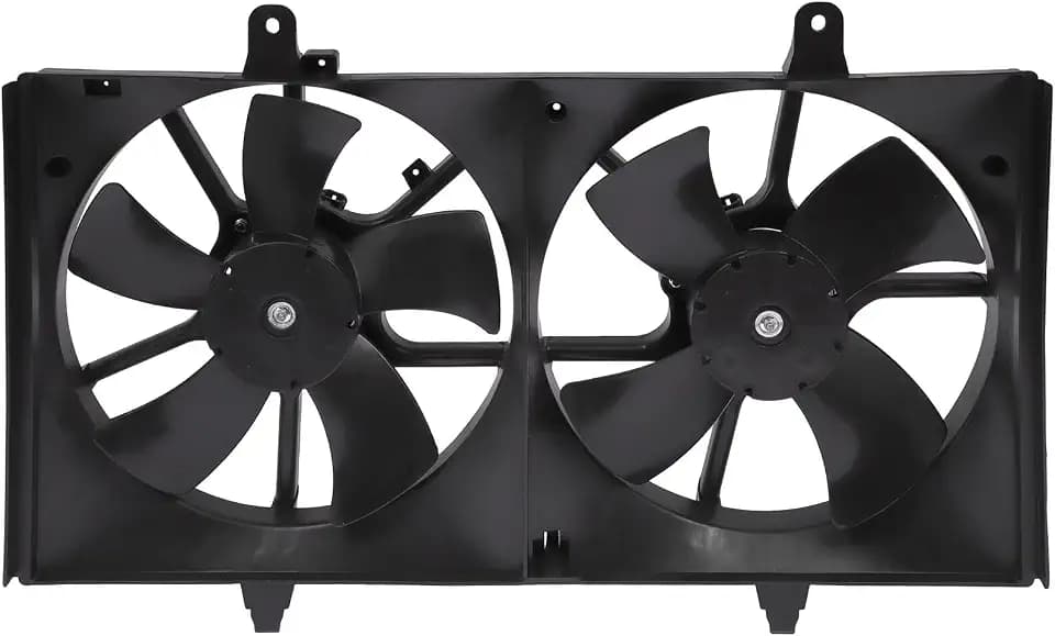 SCITOO 620-419 Dual Radiator Condenser Fan Fit for Nissan Model