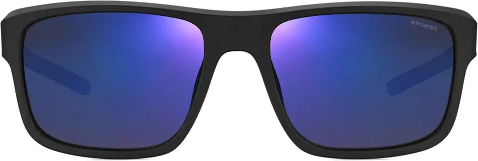 Polaroid Men's PLD 3018/S Rectangular, Matte Black Sunglasses