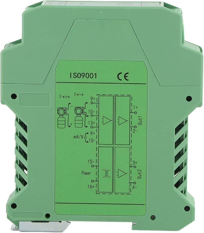 Signal Isolator Transmitter 4-20mA Hochpräzises, Mehrkanaliges Ein und Ausgangssignal, Überprüft, Lsoliert (Ein Eingang und zwei Ausgänge 4-20mA bis 4-20mA)