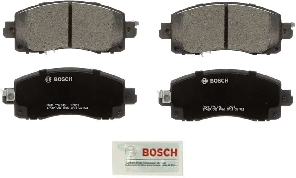 BOSCH BC2045 QuietCast Premium Ceramic Disc Brake Pad Set - Front