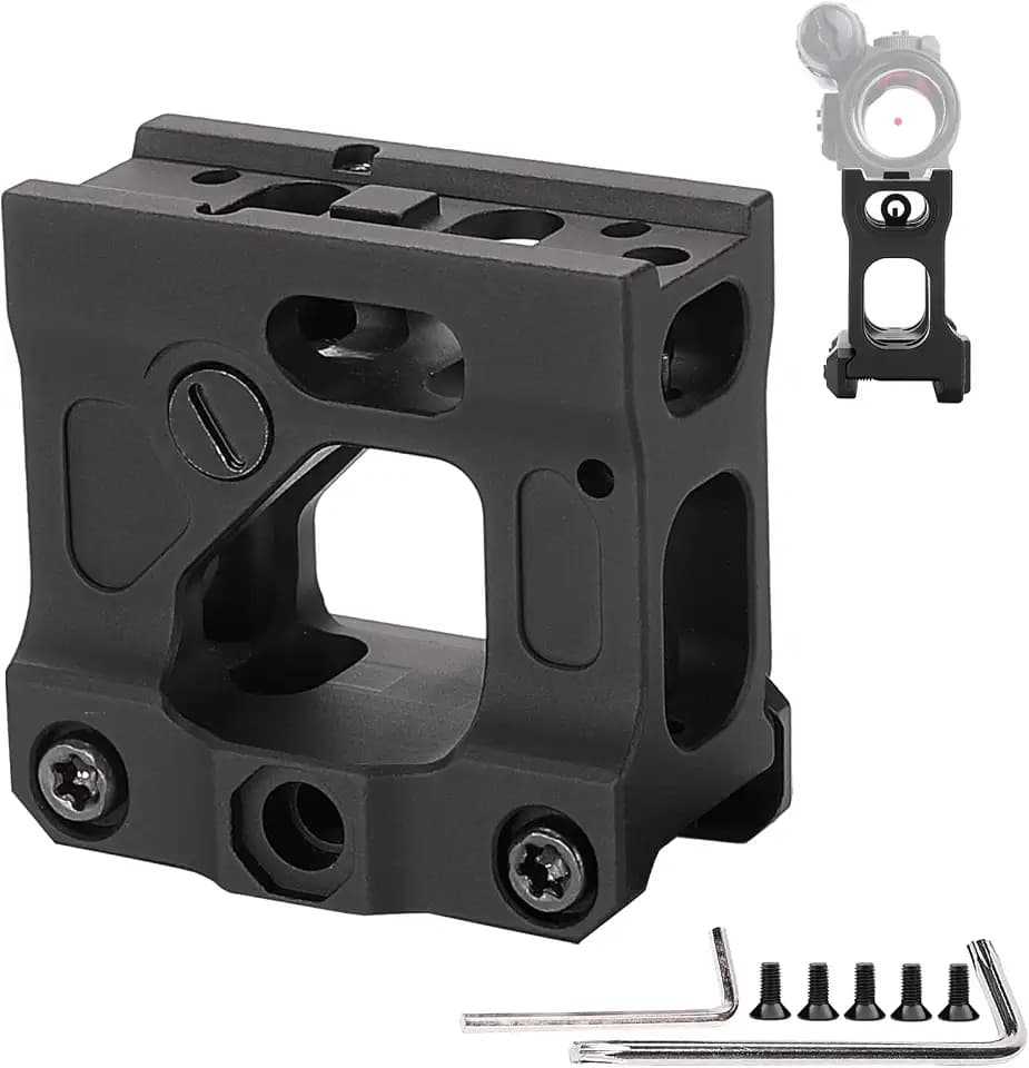 Phoking Red Dot Riser Mount Picatinny Riser Mounts for T1 T2 H1 H2 Optic Sight Accepts All Footprint Optics