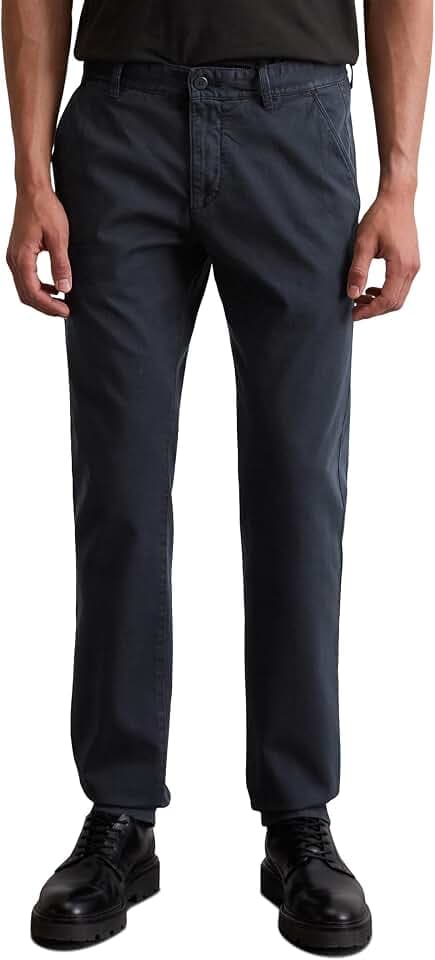 Marc O'Polo Herren Chinohose mit Stretch-Anteil Shaped Fit