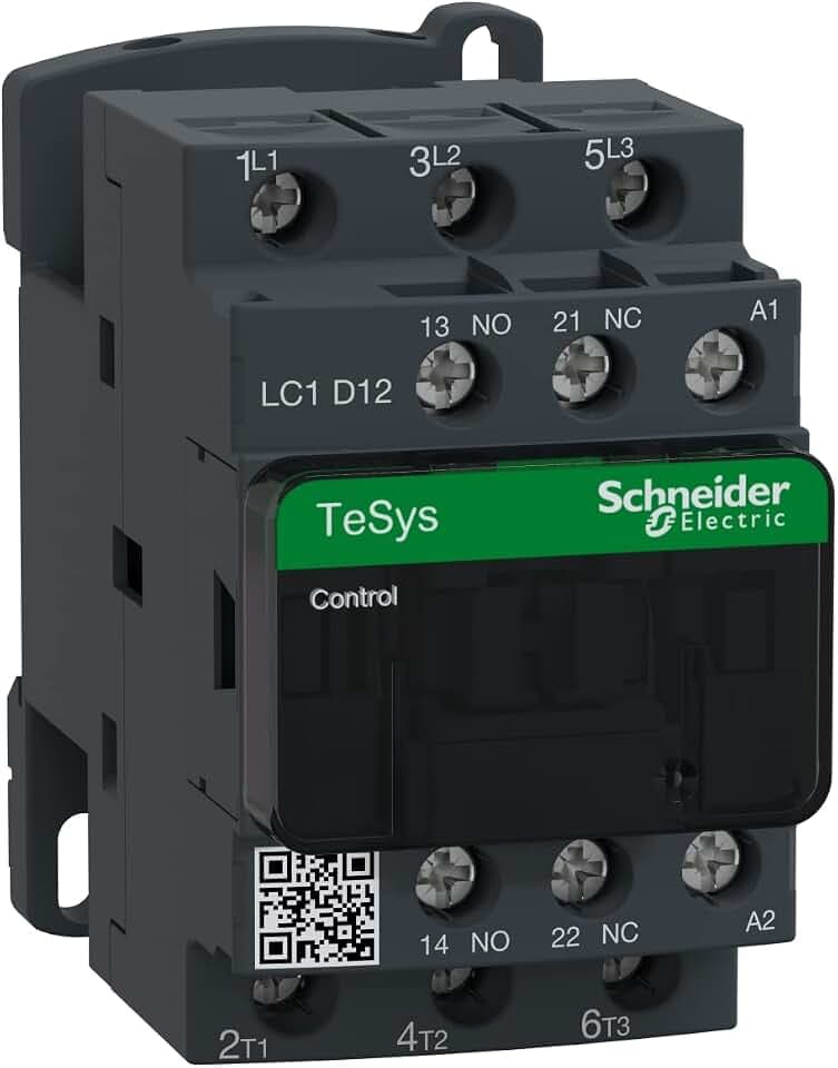 Schneider Electric LC1D12P7 - Leistungsschütz LC1D 3p, +1S+1Ö, 5.5 kW, 12 A, 400 V AC3, Spule 230 V AC