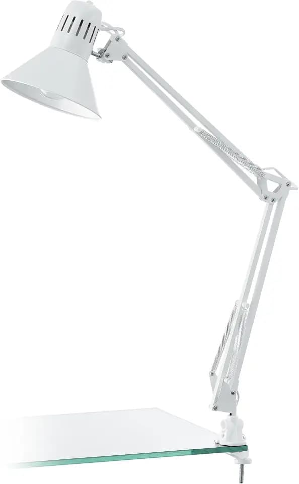 EGLO Tischlampe Firmo, 1 flammige Klemmlampe Vintage, Industrial, Retro
