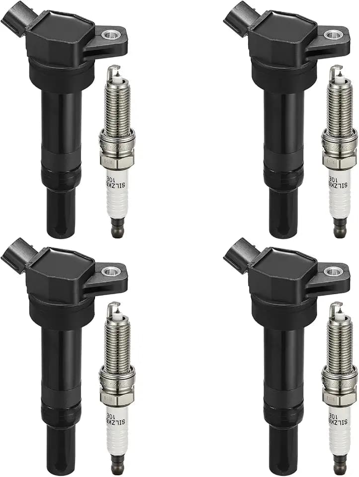 BDFHYK Ignition Coil UF651 and Spark Plug 9686 for Kia Soul 12-19