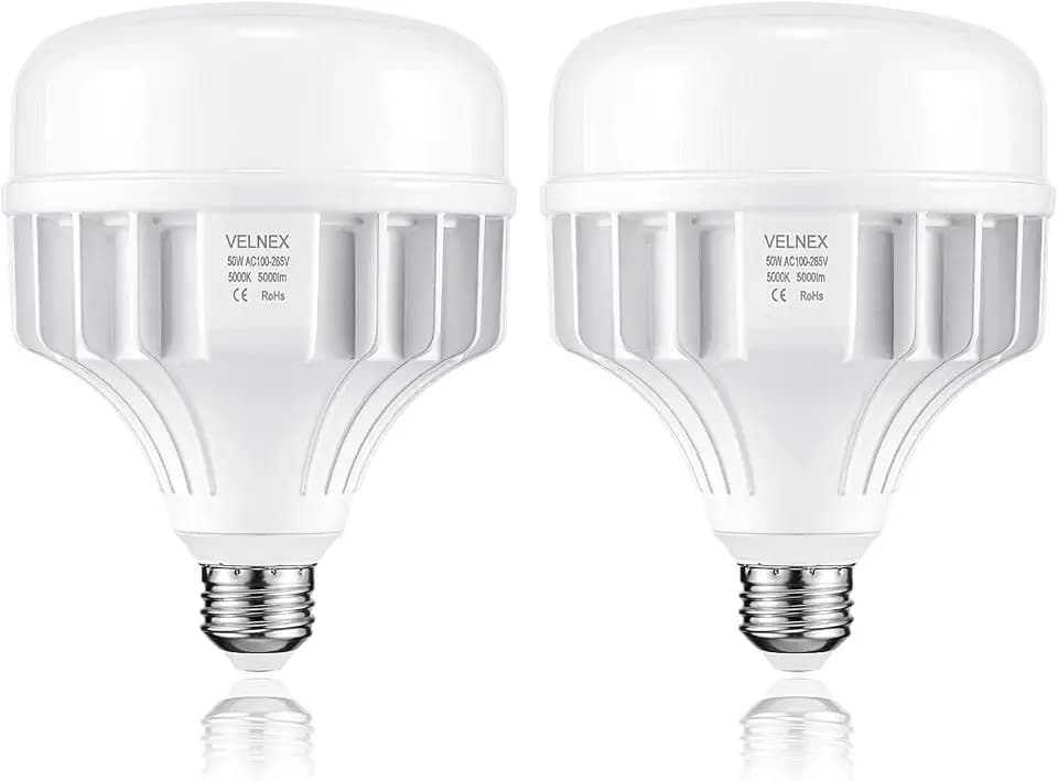 300-400W Equivalent LED E26 High Bay Light Bulb 5000LM, 50W Daylight White