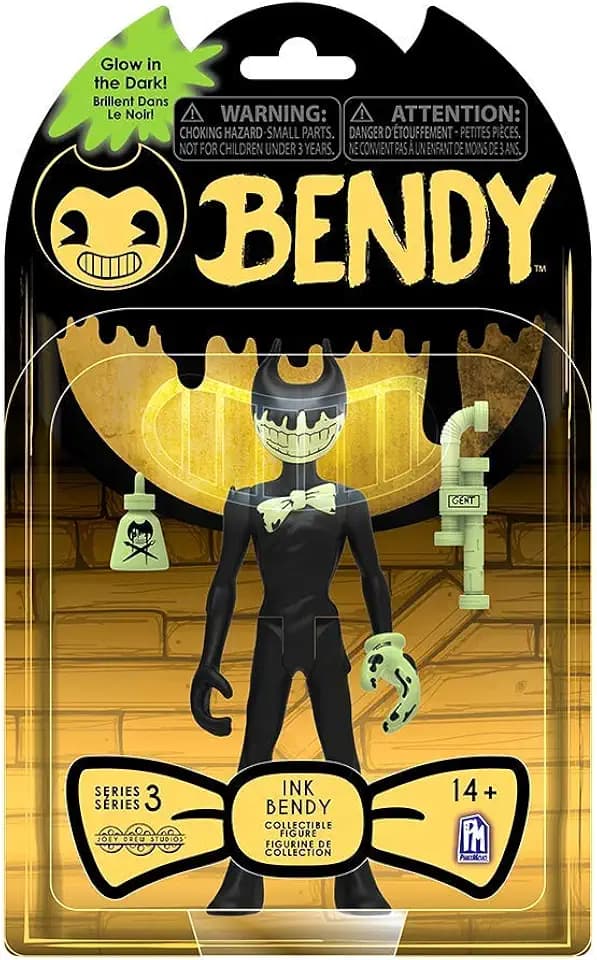Bendy And The Dark Revival Bendy & The Dark Revival 5" GITD Action Figure-Ink Bendy
