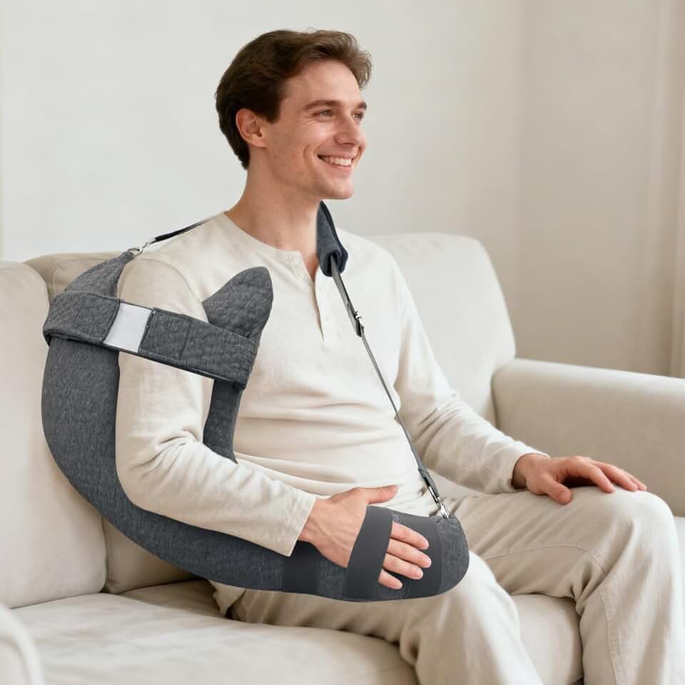 Rotator-Manschetten-Kissen, verbessertes Schulter-Unterstützungskissen für Erleichterung bei Frozen Shoulder, Nachsorge-Artikel nach Armoperation, Armkissen bei Armbruch für Schmerzlinderung