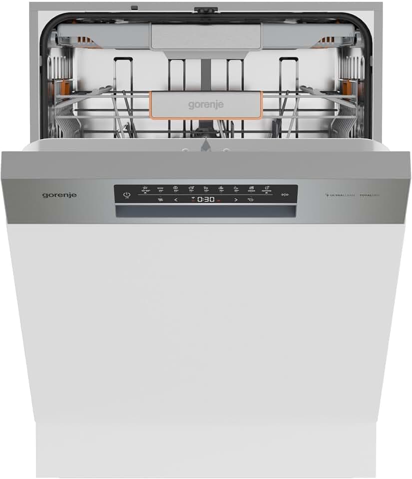 Gorenje ULTRA16BIWIFIX Geschirrspüler/Einbaugerät/60 breite/16 Maßgedecke/7 Programme/TotalDry/3 in 1 Funktion/Eco Programm/Hygiene Programm/EK: B/Einbaumaße (HxBxT):82 x 60 x 57,5 cm