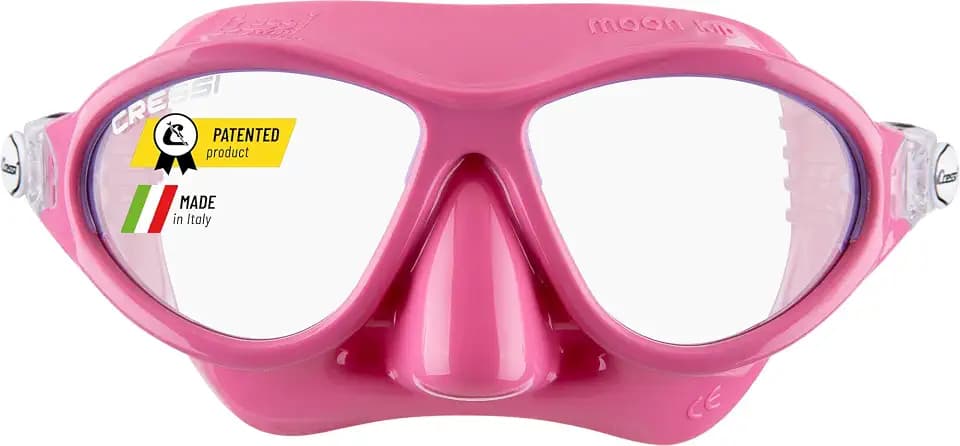 Cressi Kids Comfortable Silicone Mask with Adjustable Strap, for Snorkeling and Pool - for Children 5 to 10 Years Old - Moon: Made in Italy