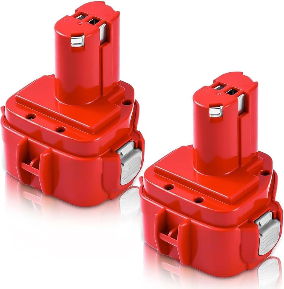 2X 5.0Ah Ersatzakku für Makita 1220, Powtree PA12 Akku für Makita 12V NI-Mh